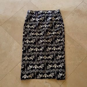 Zara print skirt